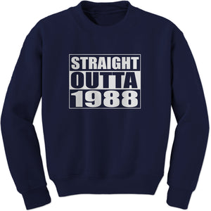 Straight Outta 1988 30th Birthday Funny Sweatshirt