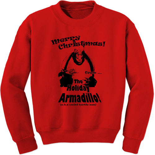 Holiday Armadillo Merry Christmas Sweatshirt