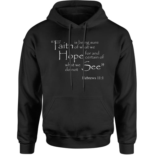 Faith Hope Hebrews 11:1 Bible Verse  Hoodie