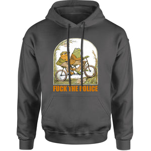 Fuck The Police Frog Toad Bicyle Bike Frogs  Hoodie