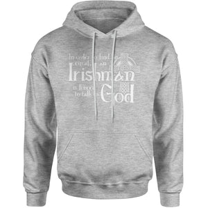 Funny Irish St Patricks Day Quote for Irishmen Irishman   Hoodie