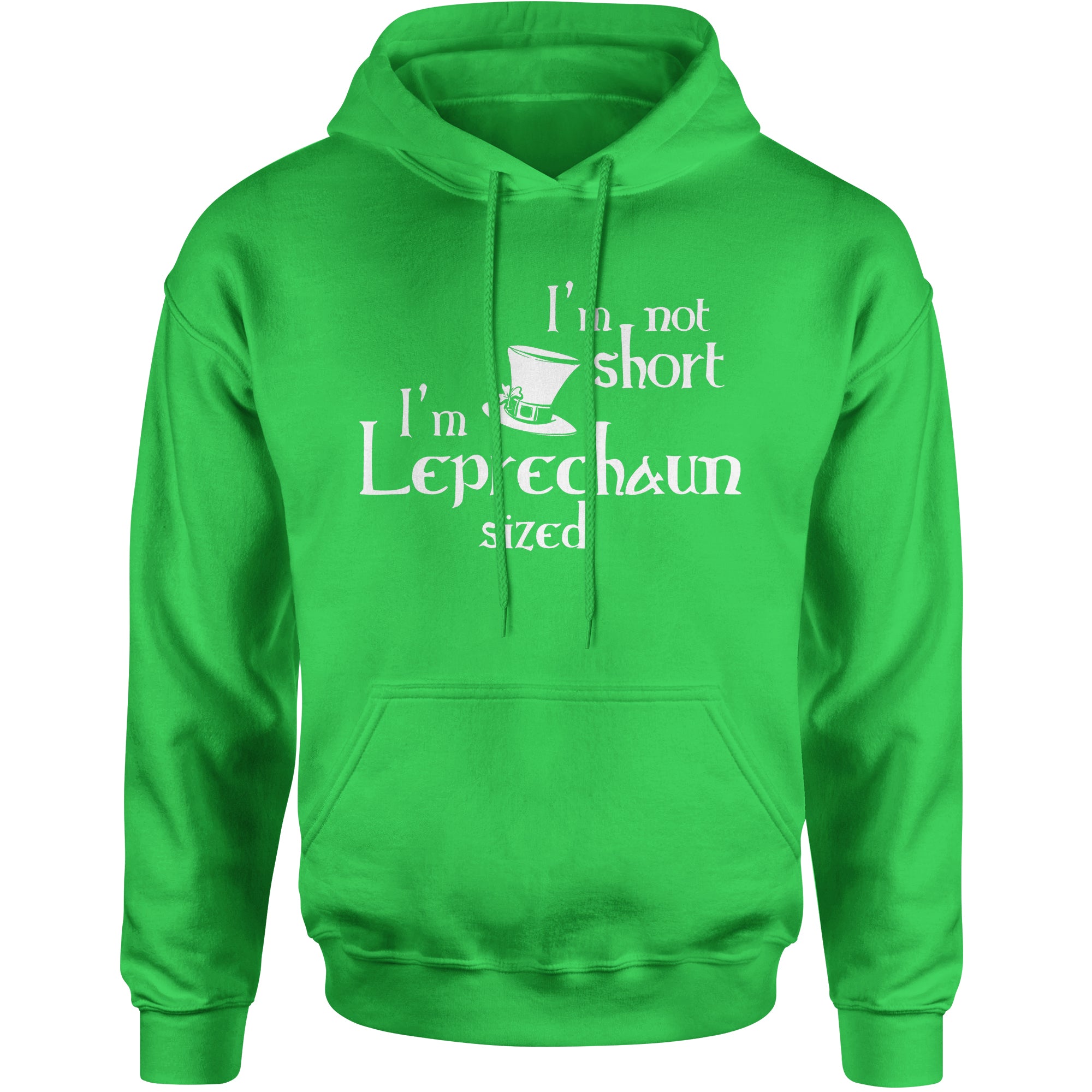 St Patricks Day Funny Size Leprechaun   Hoodie