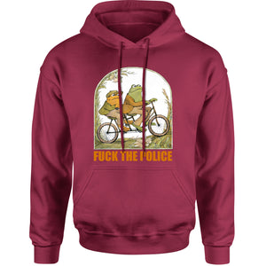 Fuck The Police Frog Toad Bicyle Bike Frogs  Hoodie