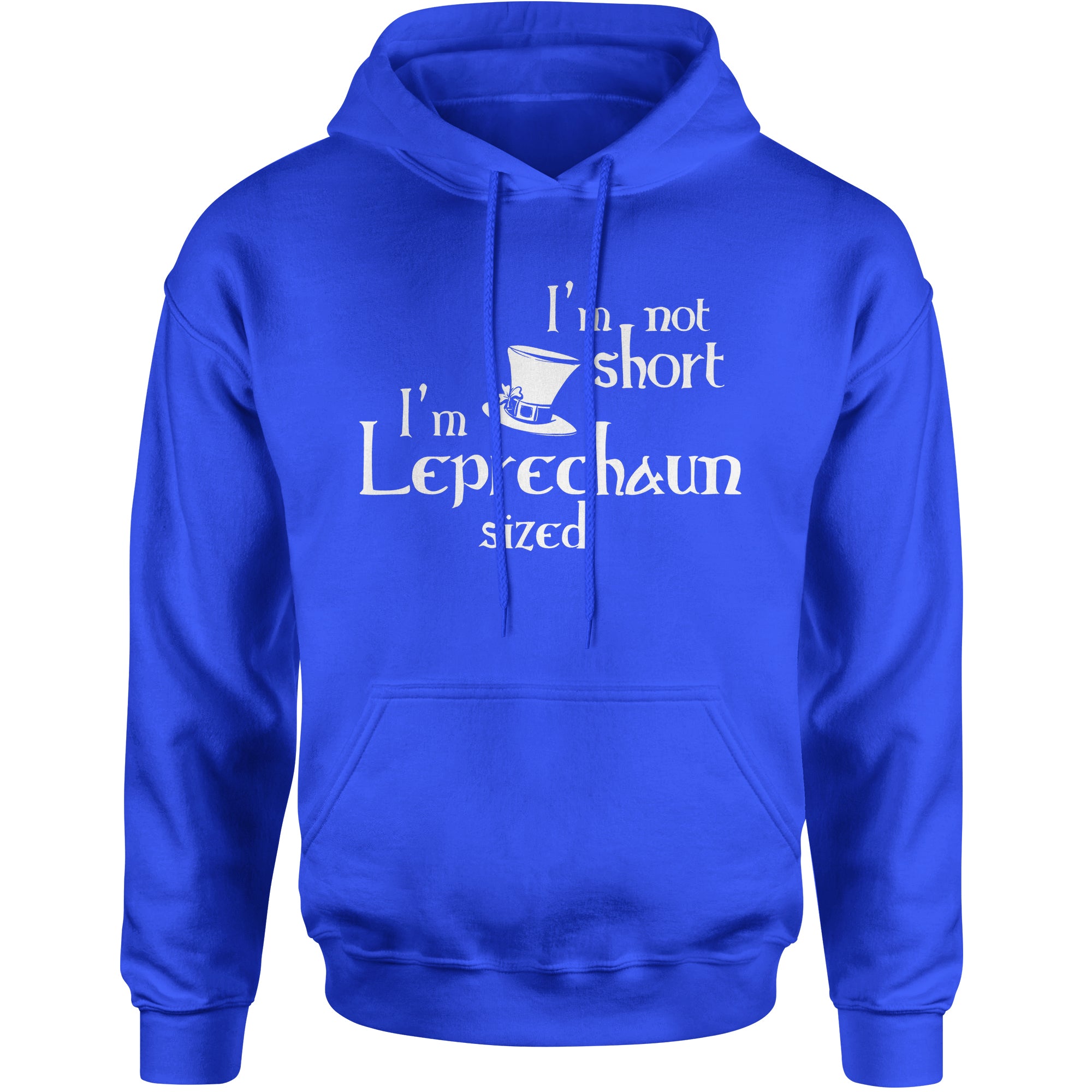 St Patricks Day Funny Size Leprechaun   Hoodie