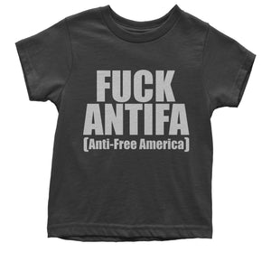 Fuck Antifa Patriotic Pro America Kid's T-Shirt