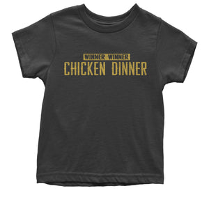 Winner Winner Chicken Dinner Battlegrounds Gamer Kid's T-Shirt