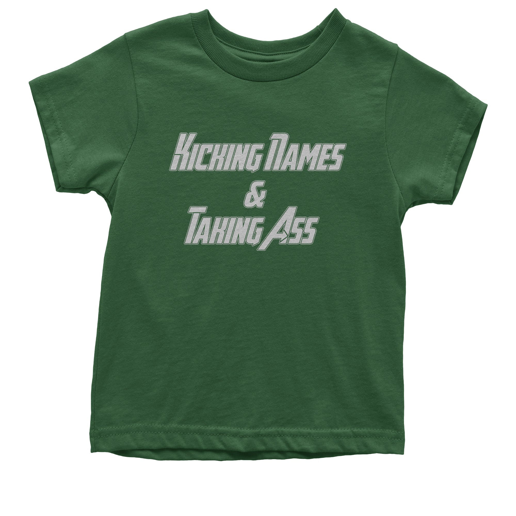 Kicking Names and Taking Ass  Kid's T-Shirt