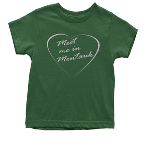 Meet Me in Montauk Eternal Sunshine Words of love Kid's T-Shirt
