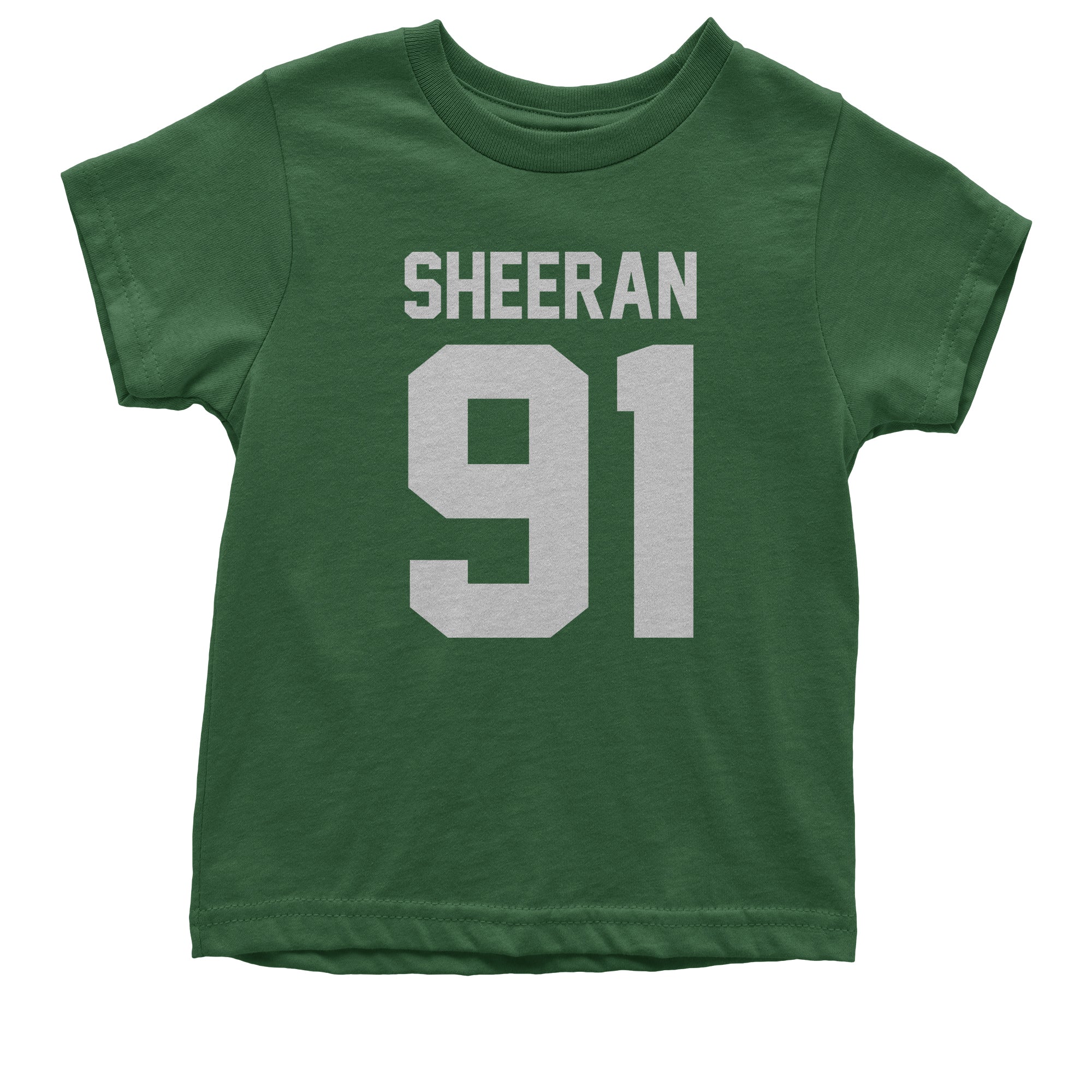 Sheeran 91 Jersey Style Birthday Year Kid's T-Shirt