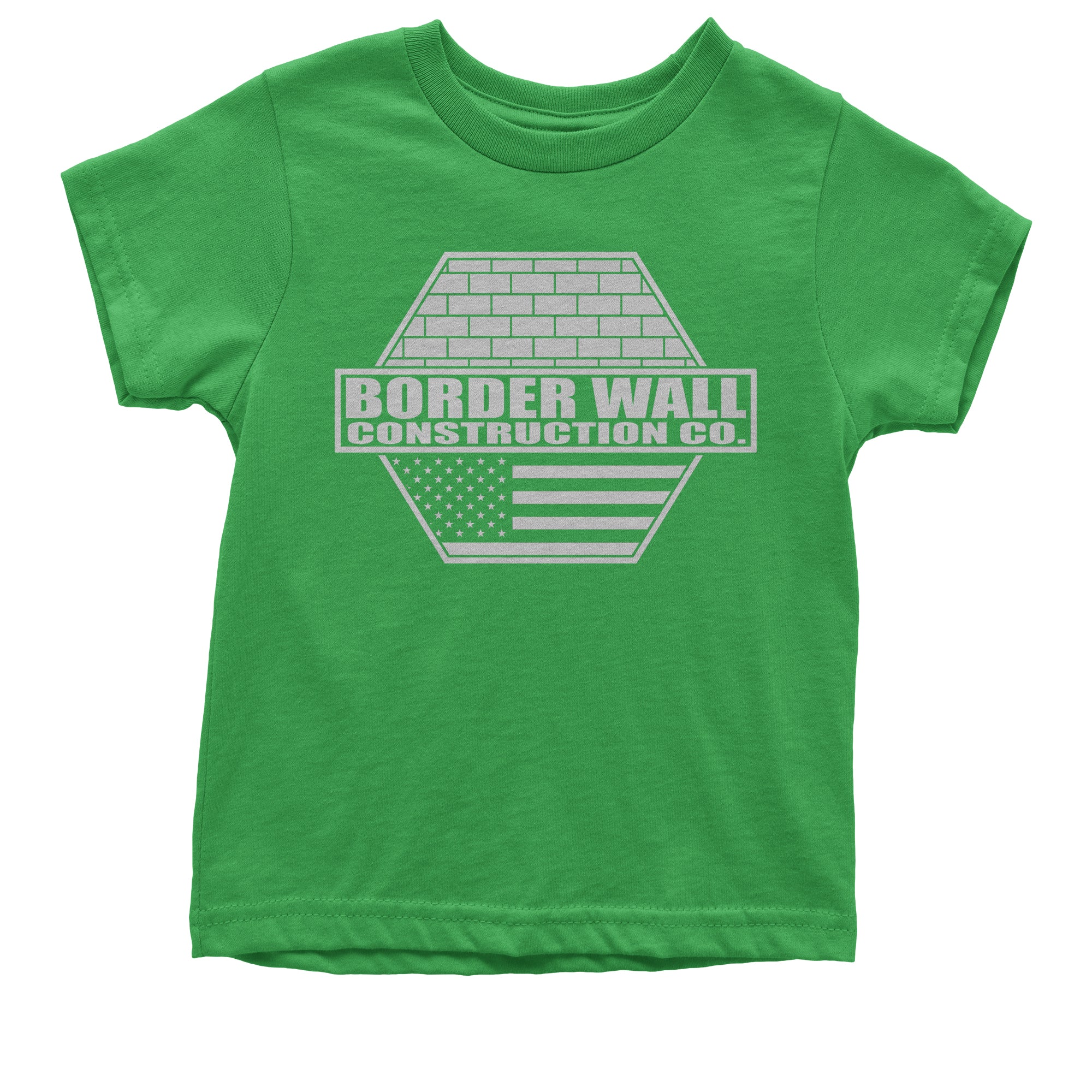 Border Wall Construction Company Trump Kid's T-Shirt