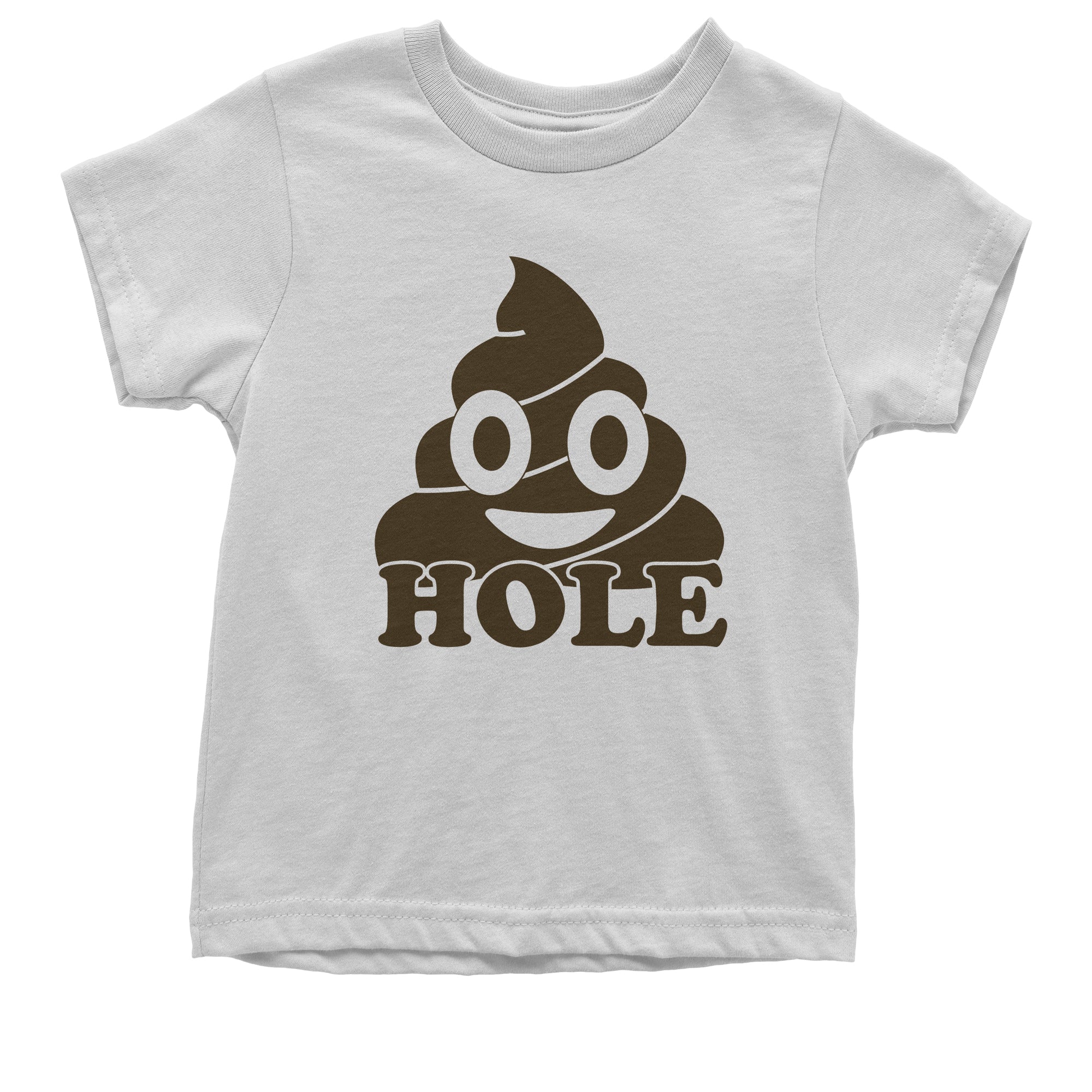 Funny Emoticon Sh*thole Trump Political Joke Kid's T-Shirt