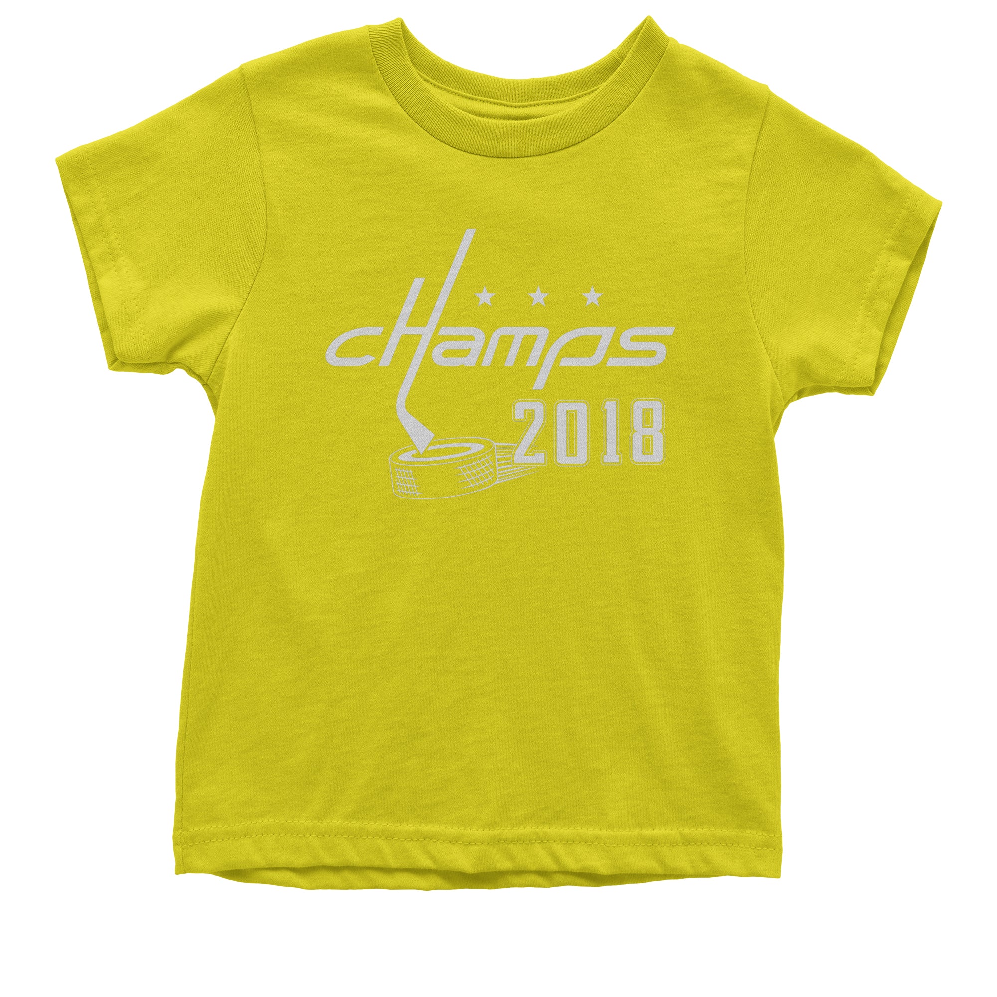 Allcaps Hockey 2018 Champs All Caps #Allcaps Cup Kid's T-Shirt