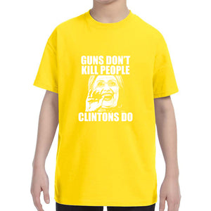 Guns Don't Kill People Clintons Do Kid's T-Shirt