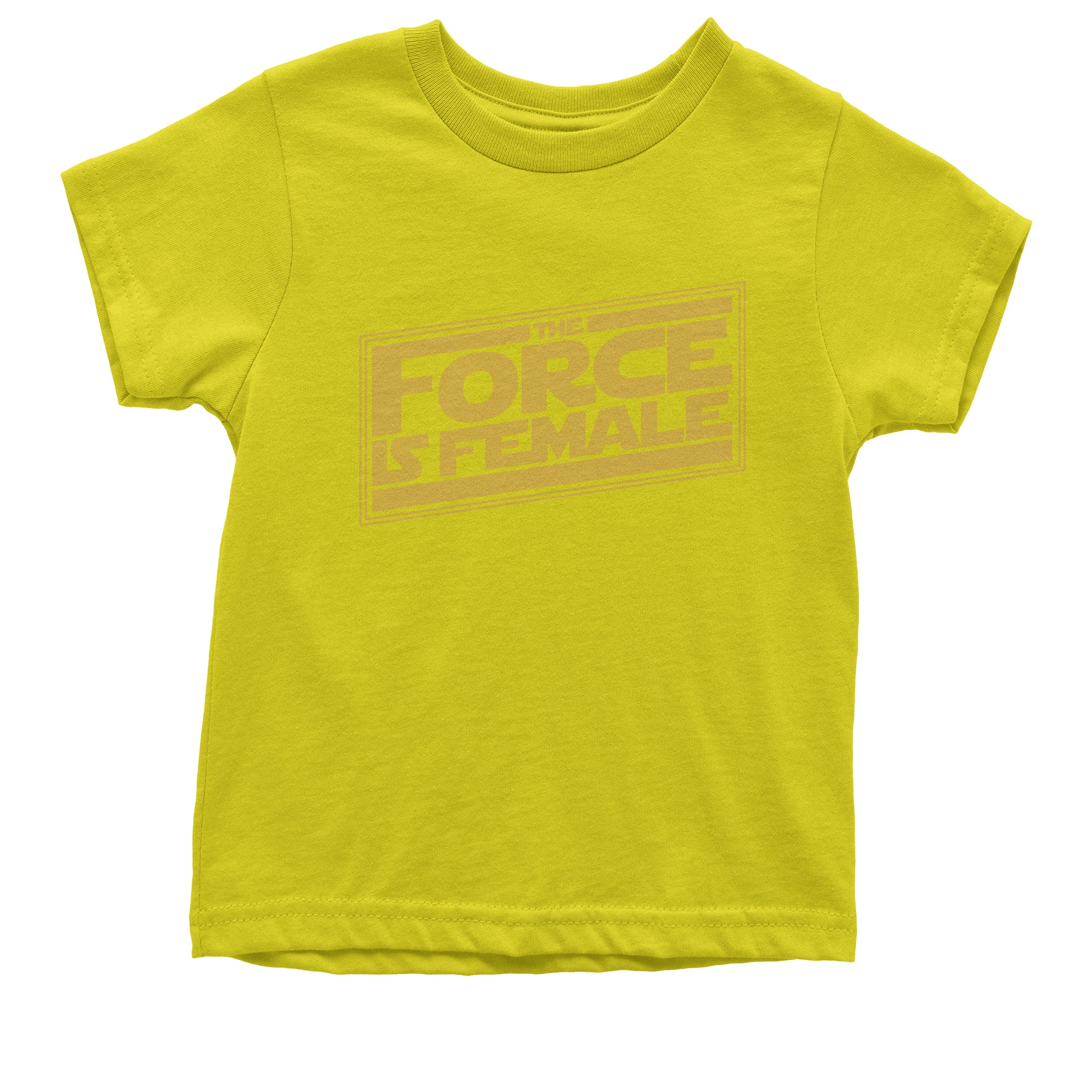The Force is Female Feminist Star Warship Kid's T-Shirt