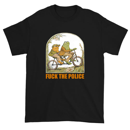 Fuck The Police Frog Toad Bicyle Bike Frogs Men's T-Shirt