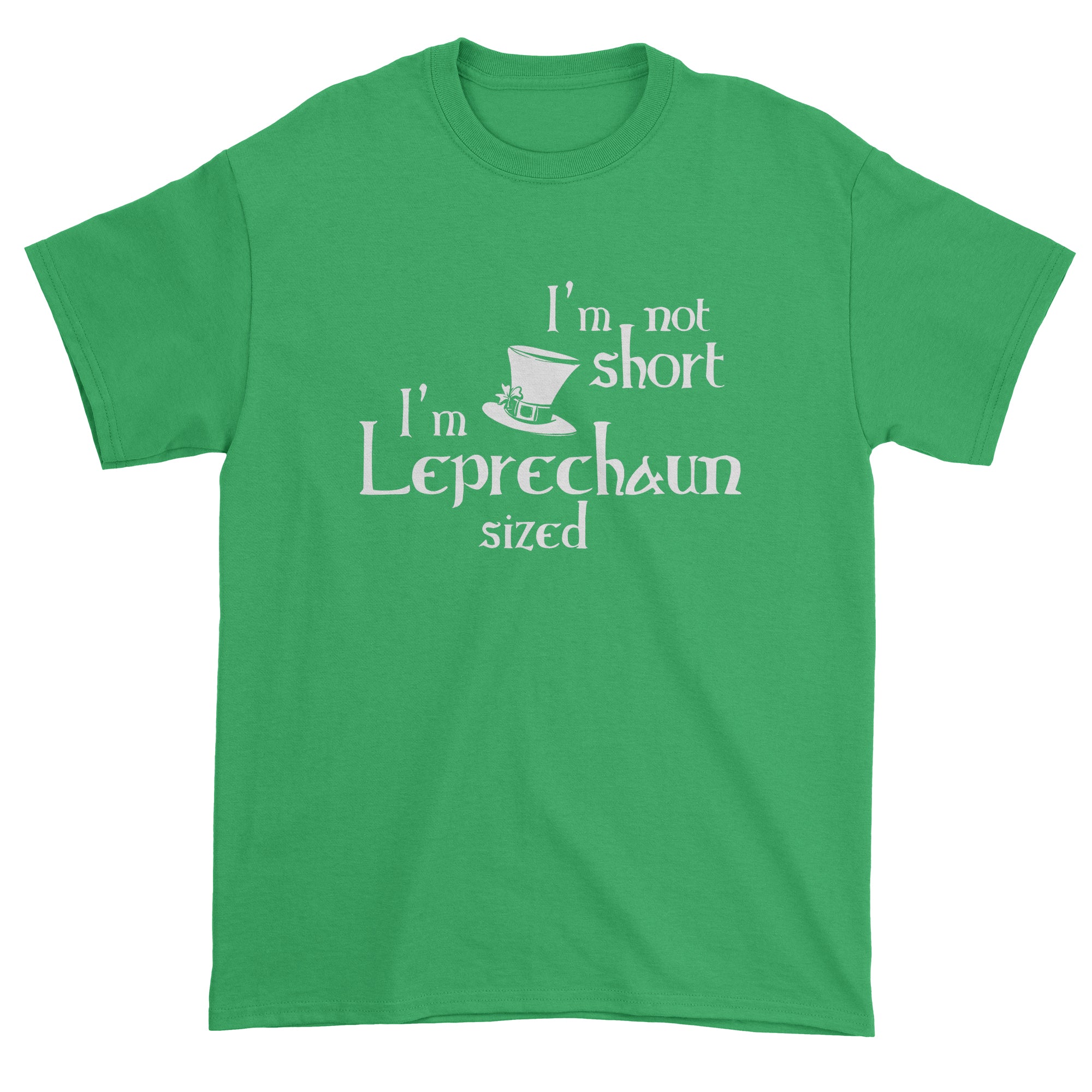 St Patricks Day Funny Size Leprechaun  Men's T-Shirt