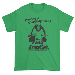 Holiday Armadillo Merry Christmas Men's T-Shirt