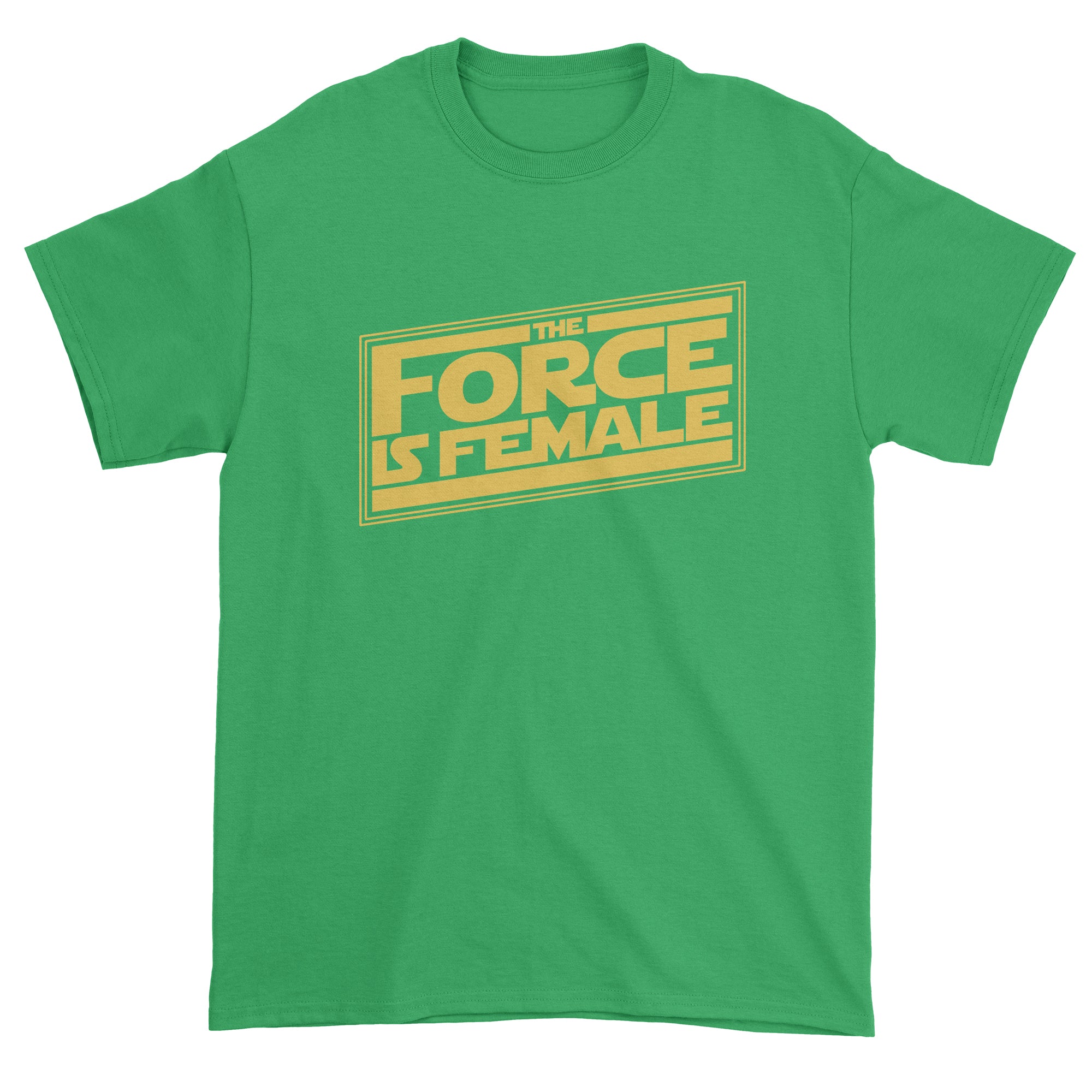 The Force is Female Feminist Star Warship Men's T-Shirt