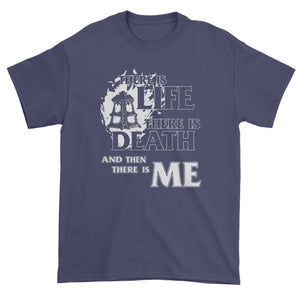 There is Life Death Me League Champion Threshold Quote Men's T-Shirt