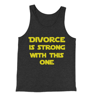 Divorce Funny Parody Force Wars Men's Jersey Tank