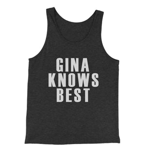 Gina Knows Best Brooklyn 99 Funny Men's Jersey Tank