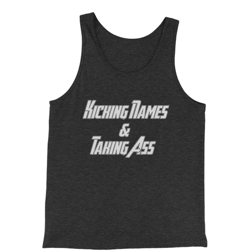 Kicking Names and Taking Ass  Men's Jersey Tank