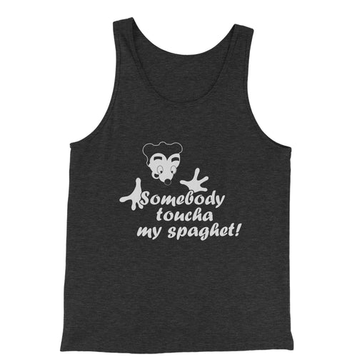 Somebody Toucha My Spaghet Funny Meme Men's Jersey Tank