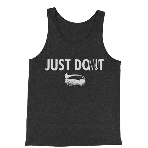 Just Donut Funny Parody Do It Later Men's Jersey Tank