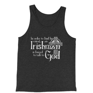 Funny Irish St Patricks Day Quote for Irishmen Irishman  Men's Jersey Tank