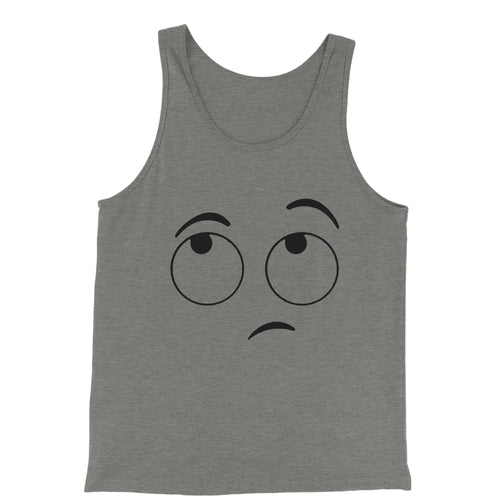 Emoticon Eyeroll  Funny Eye roll Men's Jersey Tank