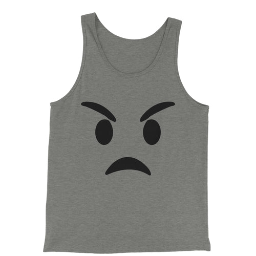 Emoticon Mad Angry Mad FunnyMen's Jersey Tank