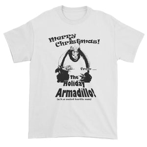 Holiday Armadillo Merry Christmas Men's T-Shirt