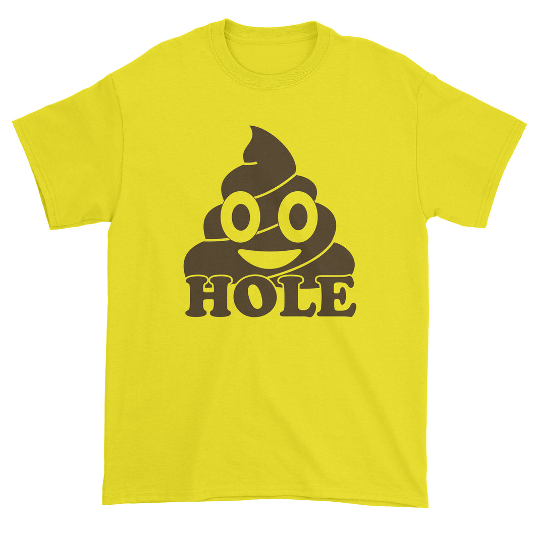 Funny Emoticon Sh*thole Trump Political Joke Men's T-Shirt