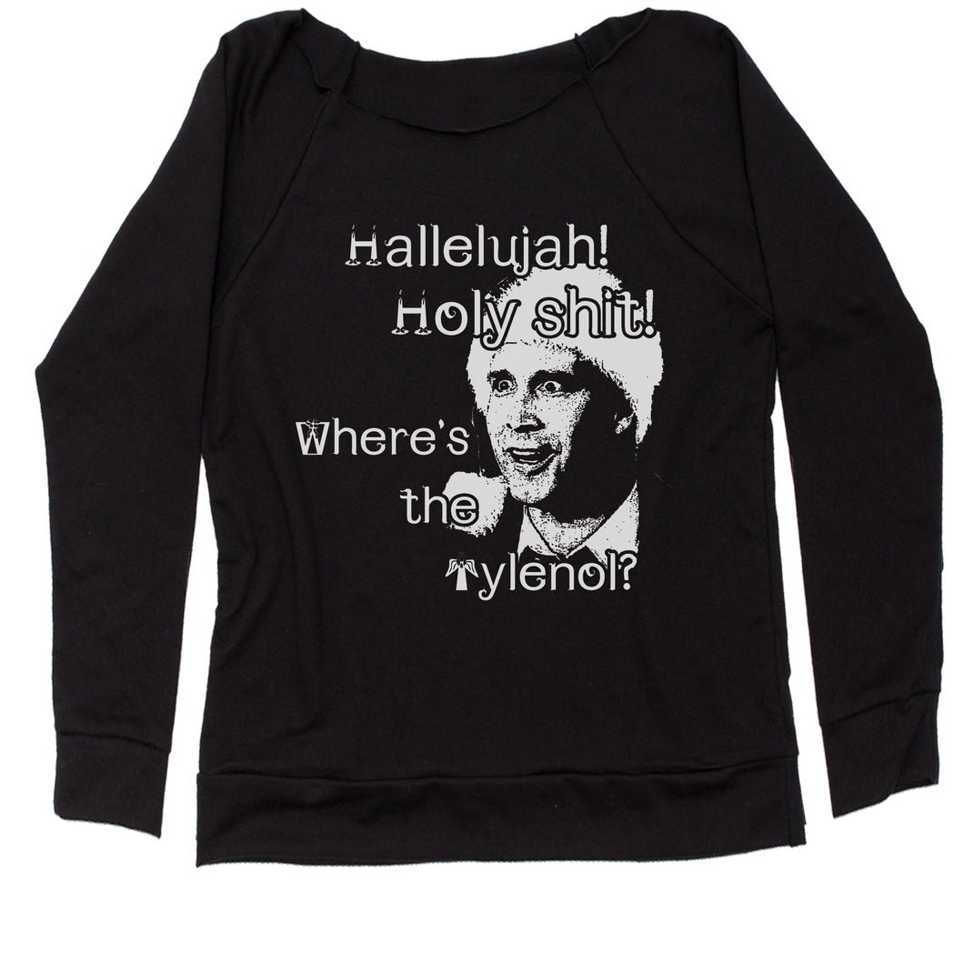 Christmas Vacation Clark Hallelujah Holy Sh-t Women's Slouchy