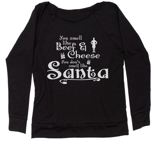 Santa's Elf Beef and Cheese Women's Slouchy