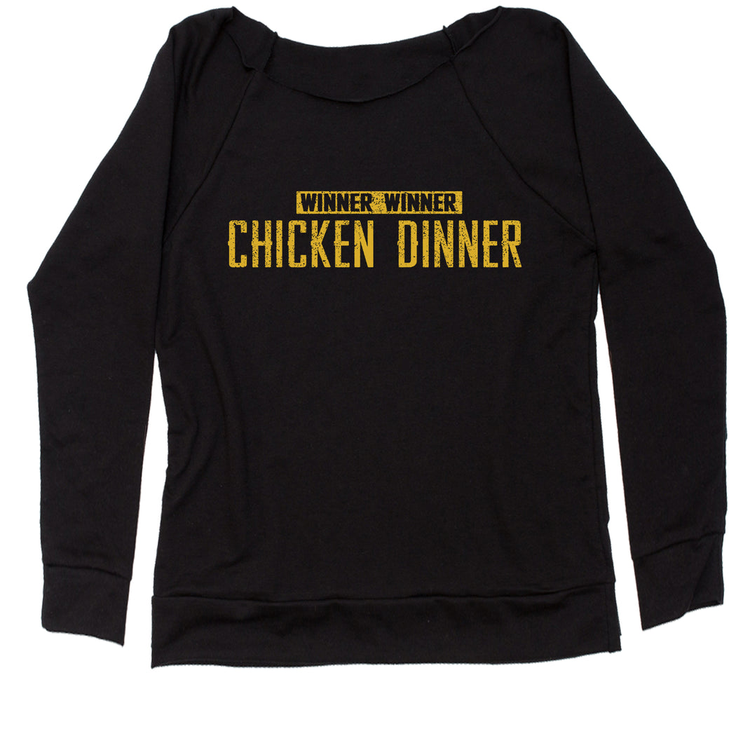 Winner Winner Chicken Dinner Battlegrounds Gamer Women's Slouchy