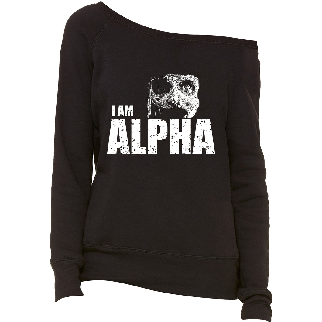 I Am Alpha Walking Women's Slouchy