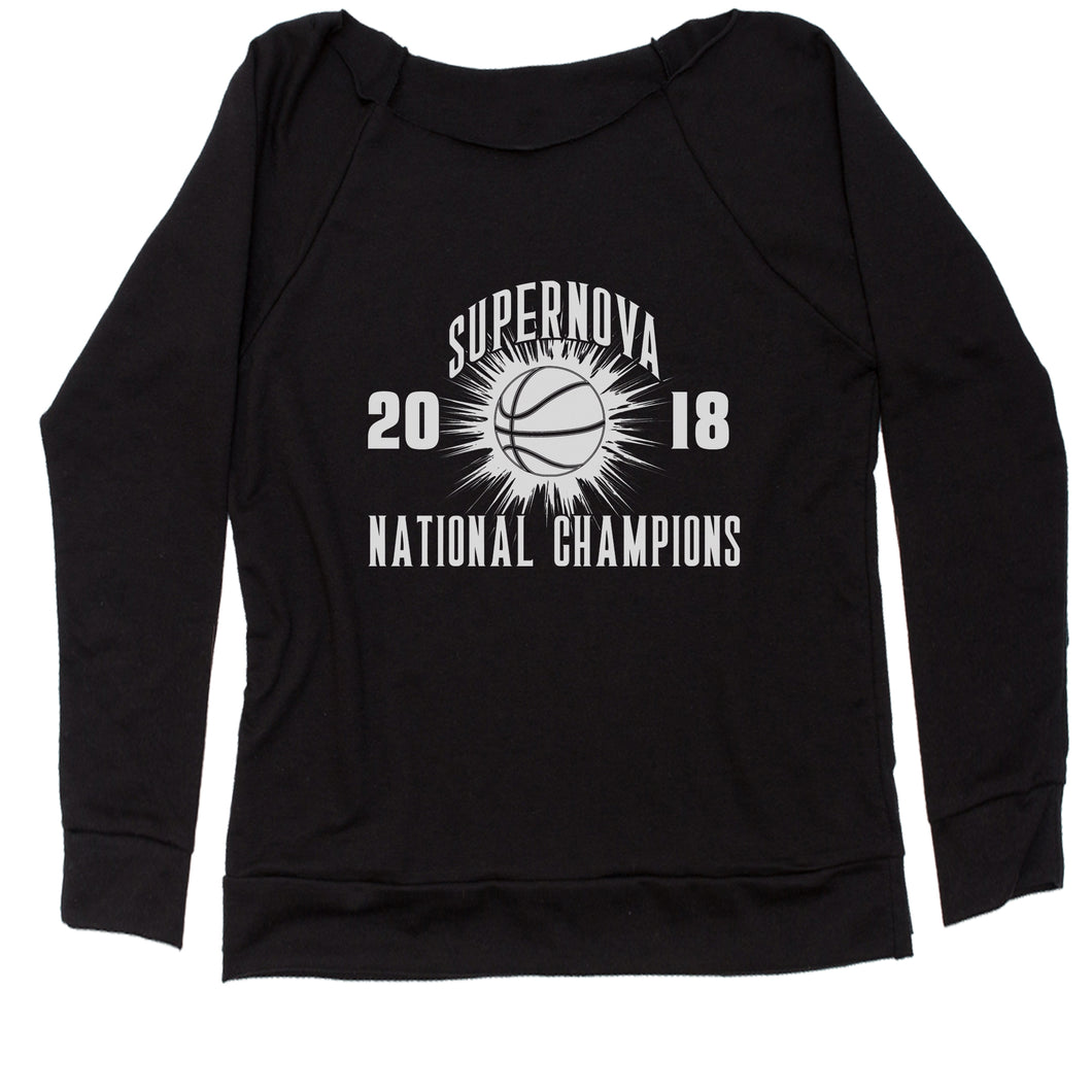 College Basketball Champs Supernova 2018 National Championship Women's Slouchy