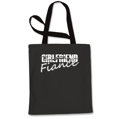Girlfriend to Fiance Engaged Tote Bag