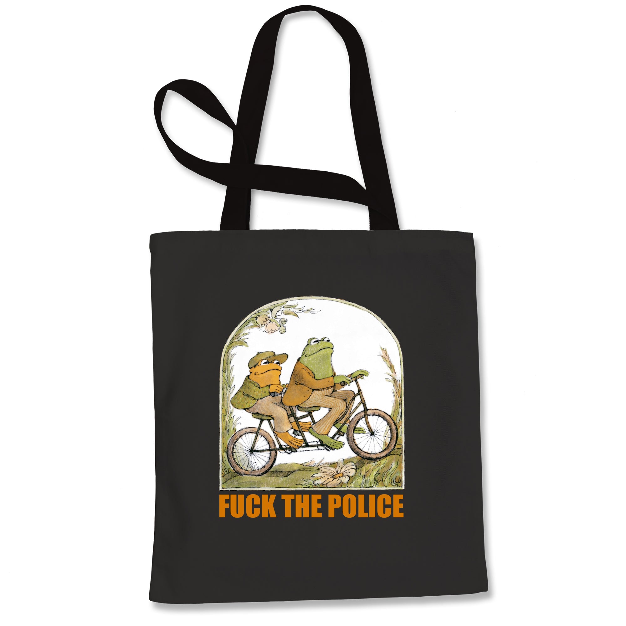 Fuck The Police Frog Toad Bicyle Bike Frogs Tote Bag