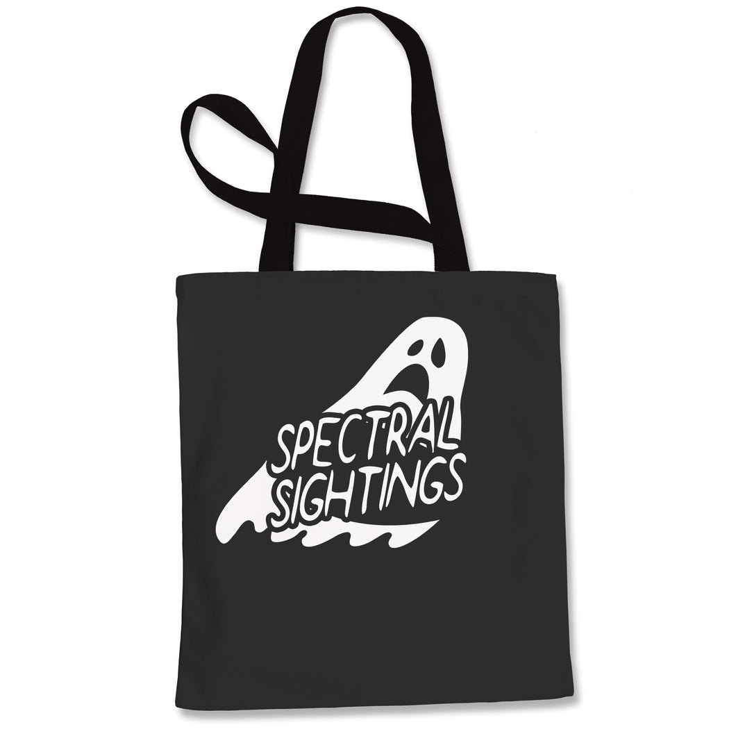 Spectral Sightings Horror Movie Tote Bag
