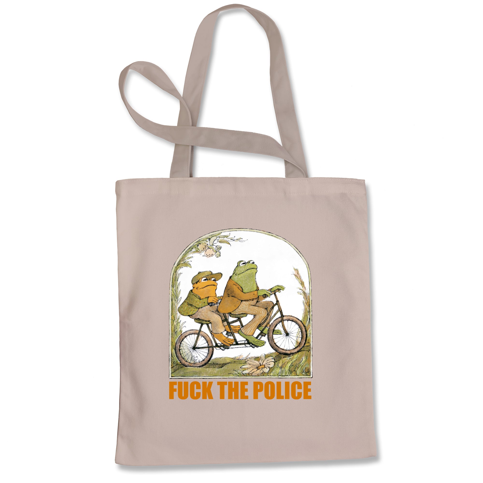 Fuck The Police Frog Toad Bicyle Bike Frogs Tote Bag