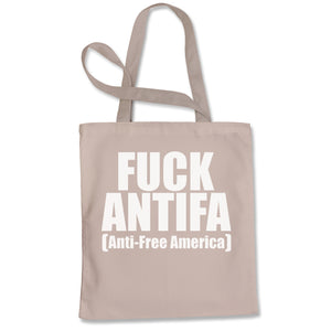 Fuck Antifa Patriotic Pro America Tote Bag