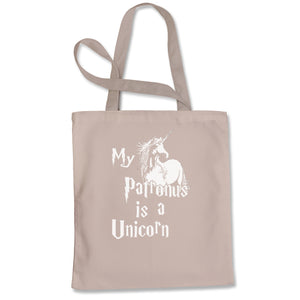 Potter Unicorn Patronus Tote Bag