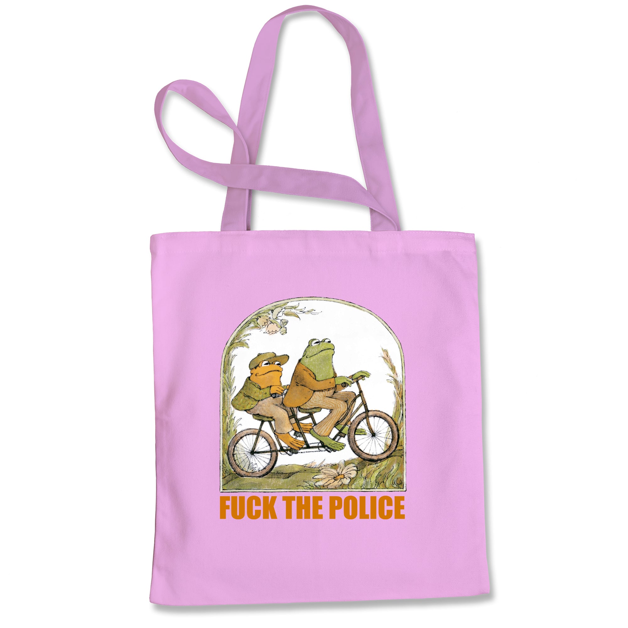 Fuck The Police Frog Toad Bicyle Bike Frogs Tote Bag