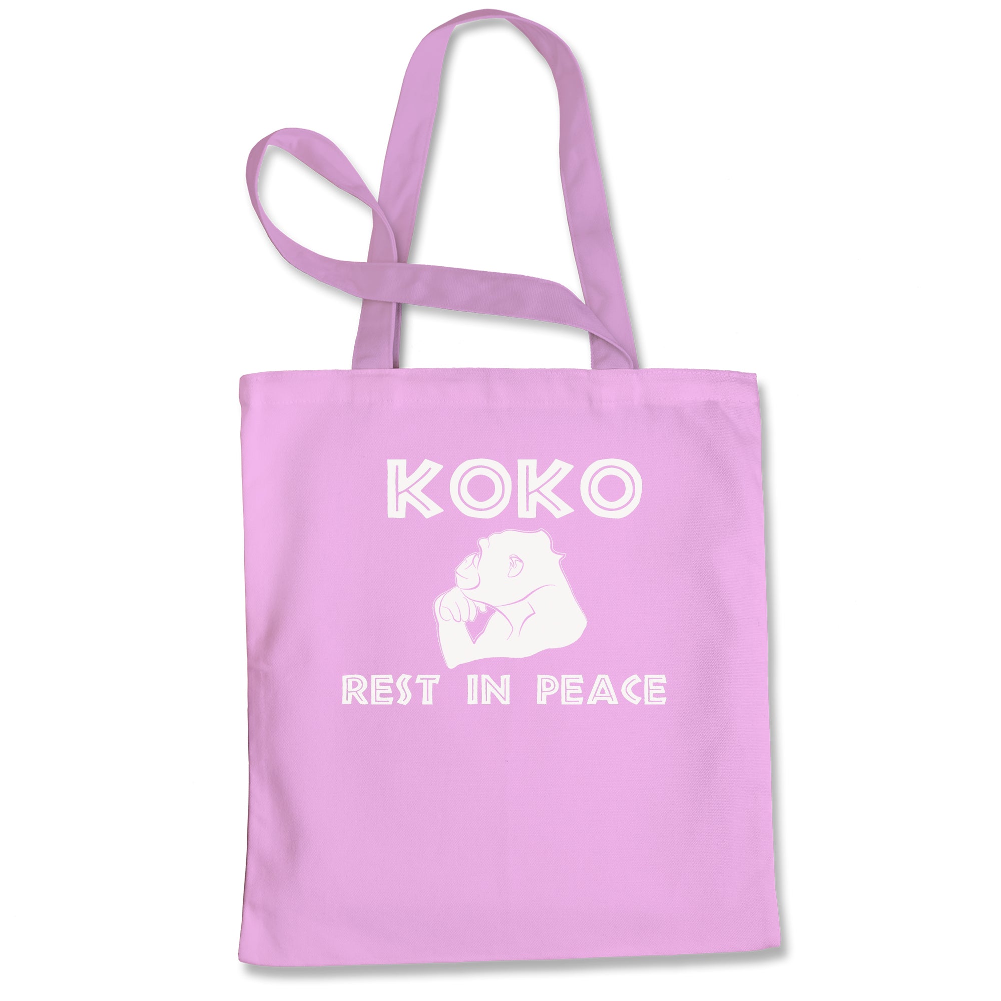 Koko the Talking Gorilla Rest in Peace Tote Bag
