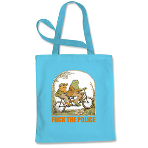 Fuck The Police Frog Toad Bicyle Bike Frogs Tote Bag