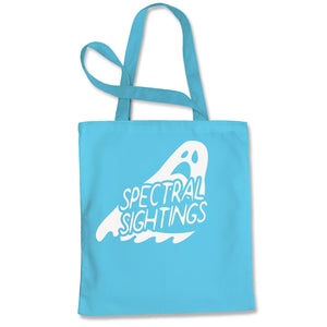 Spectral Sightings Horror Movie Tote Bag