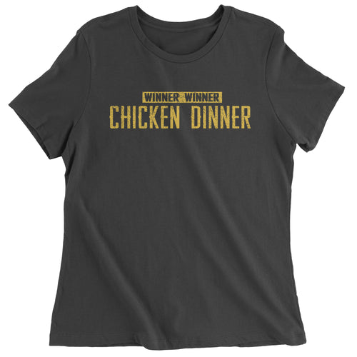 Winner Winner Chicken Dinner Battlegrounds Gamer Women's T-Shirt