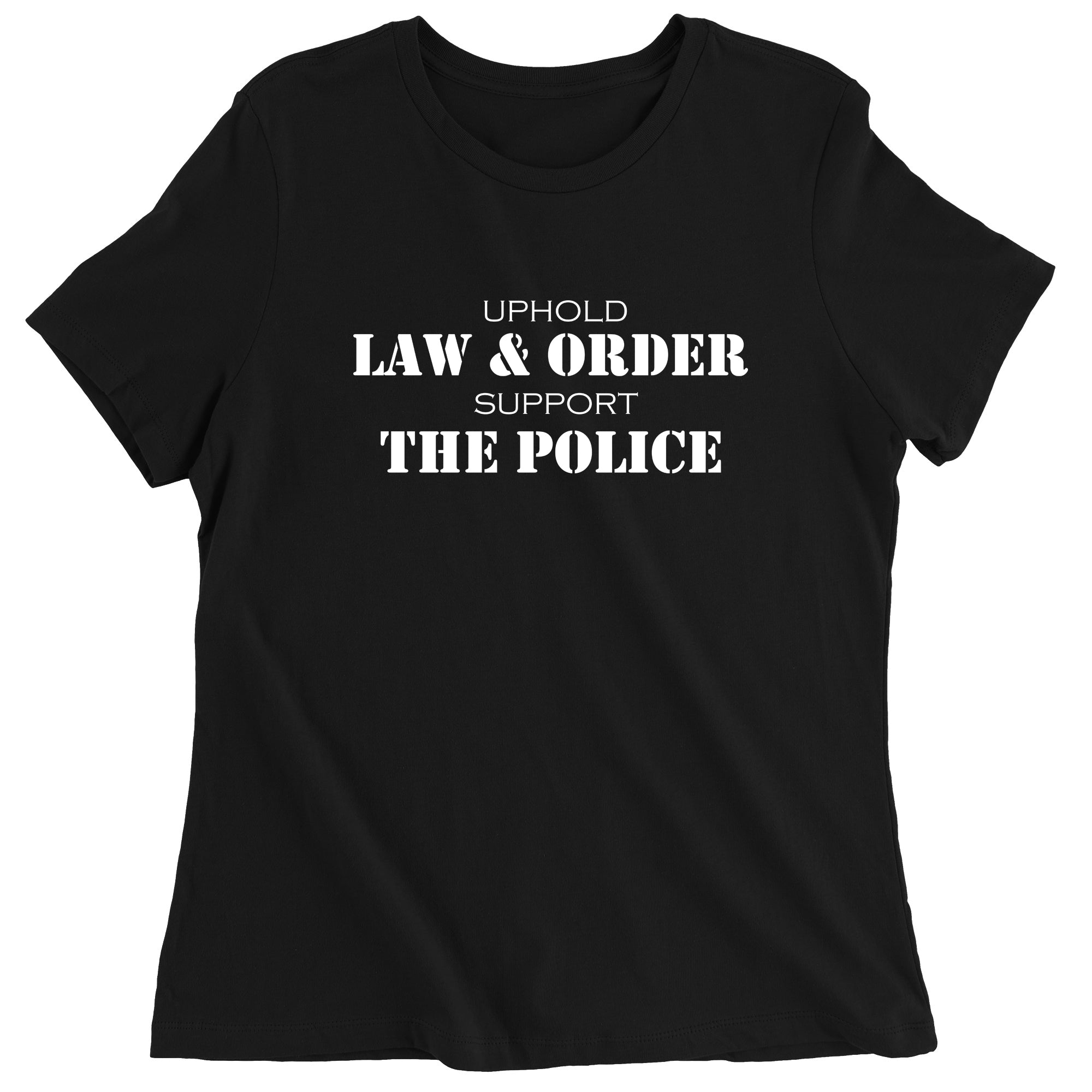 Trump Law & Order And Police Support Women's T-Shirt
